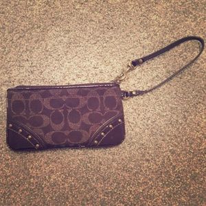Coach wristlet
